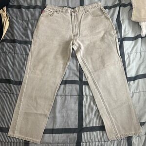 Vintage Bugle Boy Jeans Mens 38x32 GrayY2K 90s Grunge‎ Denim